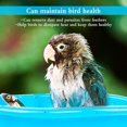 thumbnail image 3 of Baño para pájaros, los baños para loros de 2 piezas son adecuados para pájaros pequeños como loros canarios, los baños para pájaros de plástico tienen un espejo ajustable para atraer la atención del p, 3 of 5