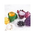 thumbnail image 3 of 1pc Plastic Vegetable Pp Fresh Food Storage Box, Fruit Storage Container, Onion Seal Box, Garlic & Lemon Fresh-keeping Bowl, 3 of 5
