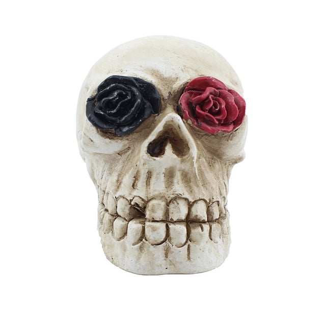 Diconna Halloween Decoration Skull Head with Lights Haunted House