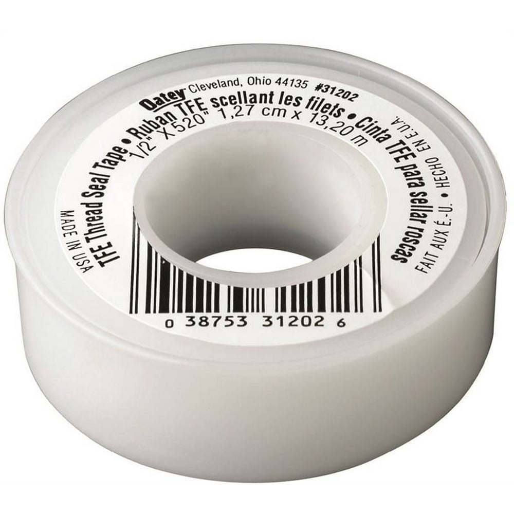 31202 1/2" X 520" Teflon Thread Seal Tape/Plastic Spool