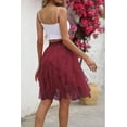 thumbnail image 4 of NordicNest Tulle Skirts for Women Short Fairy Skirt Tutu A-Line Mesh Layered Spring Skirts Summer Skirts, 4 of 5