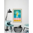 thumbnail image 5 of Yellow Bikini Framed Painting Art Print, 5 of 6