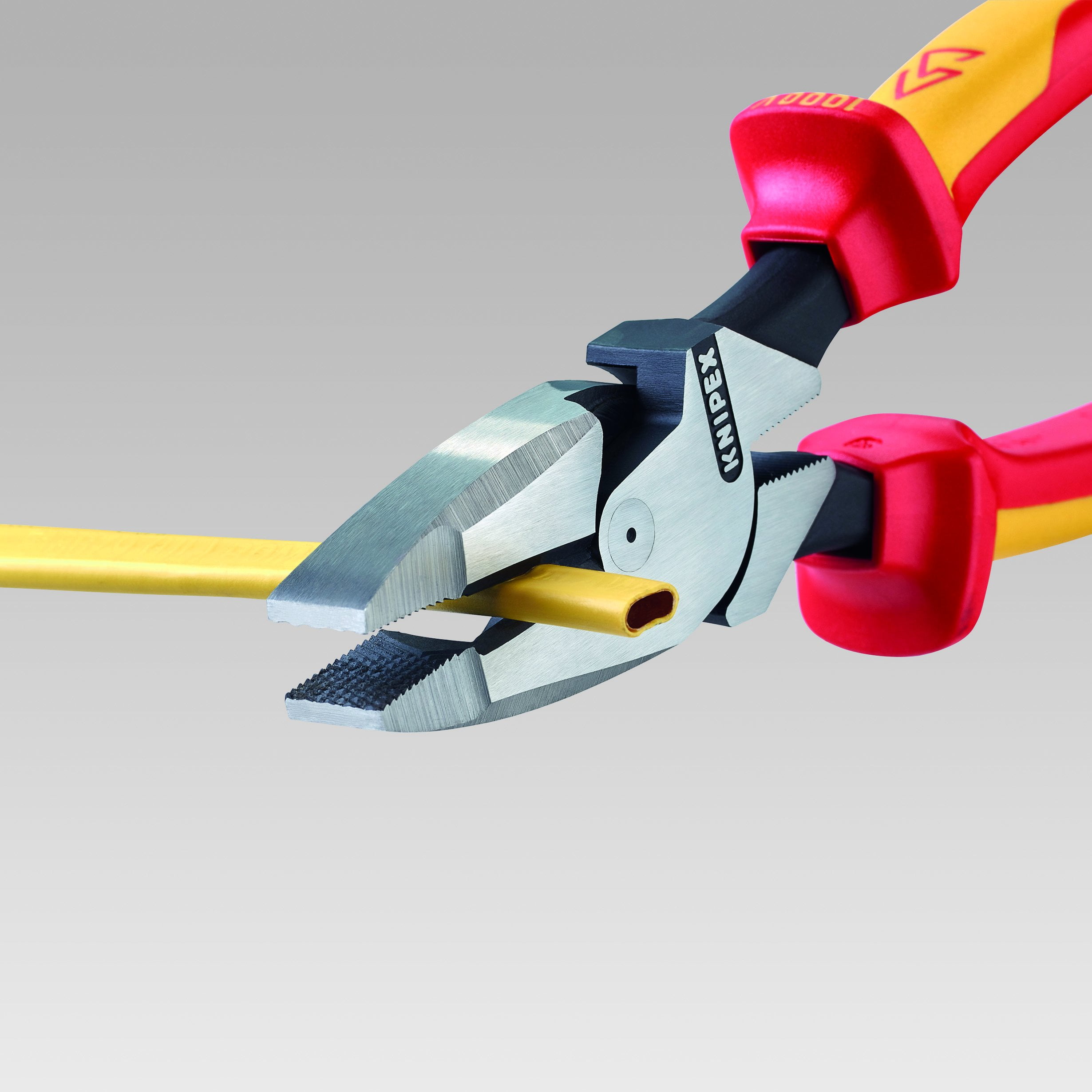 Knipex 09 08 240 SBA 9.5-Inch Insulated Ultra-High Leverage Lineman's Pliers CA2
