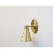 Brass Wall Sconce light Mid Century Modern brass wall sconce light