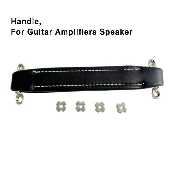 Vintage Style Leather Guitar Amp Handle with Screw for Guitar Amplifiers Speaker