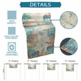 thumbnail image 6 of Beach Coastal Table Runner 120 Inches, Summer Coral Starfish Nautical Ocean Vintage Bed Runner Dresser Scarves Tabletop for Indoor Outdoor Parties/Ceremony/Banquet, 13"x 120", 6 of 8