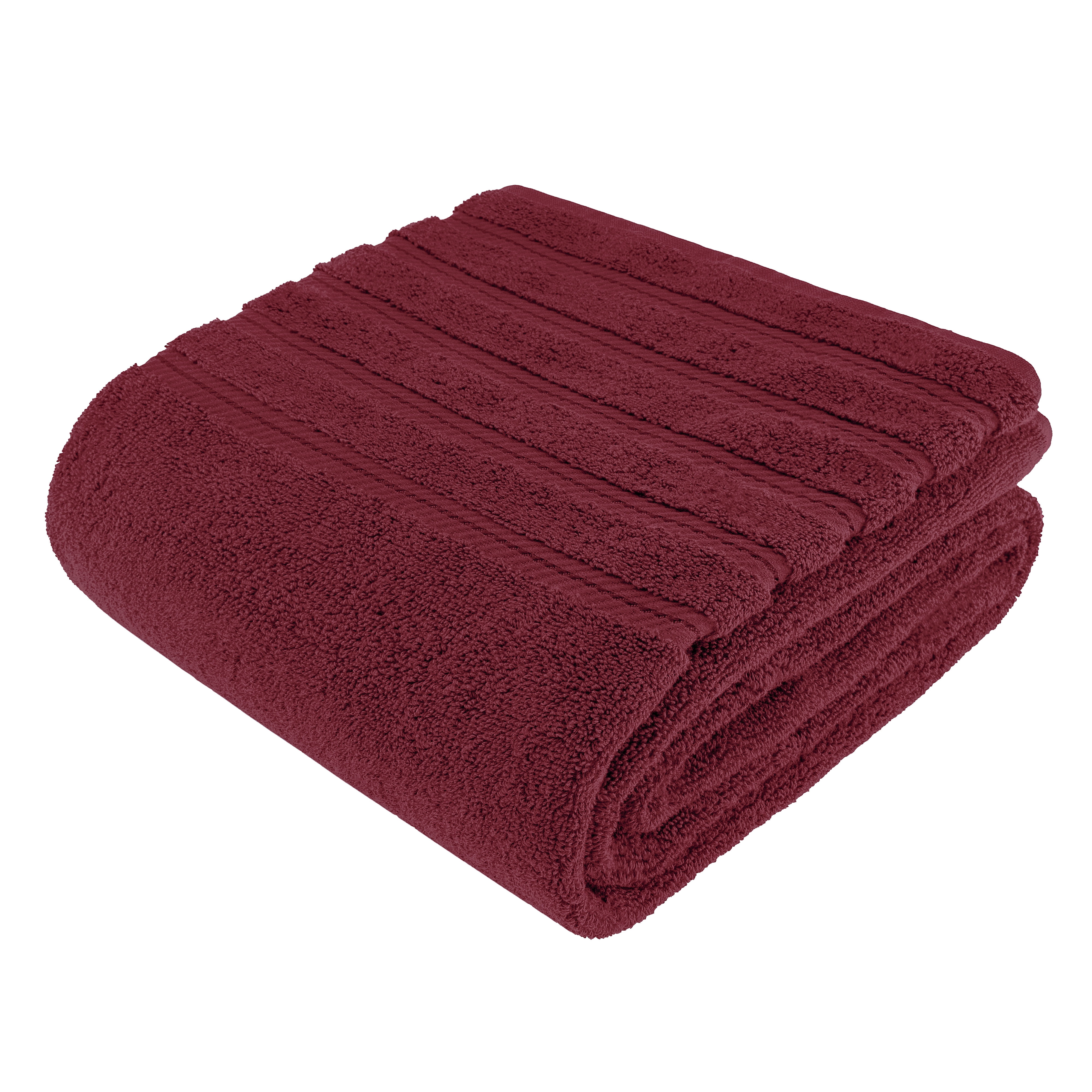 American Soft Linen Bath Sheet 35x70 Inch 100% Turkish Cotton Bath Towel Sheets - Bordeaux Red