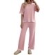 thumbnail image 1 of Pantalón de Punto de Corta, Rosa, Talla M, 1 of 7