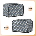 thumbnail image 3 of Lsque Cute Rabbit Print 2 Slice Toaster Cover , Kitchen Appliance Dustproof Protector , Toaster Protector Dustproof Kitchen Appliance Cover, 3 of 7