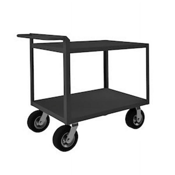 38 in. Rolling Service Cart, Gray - 1500 lbs