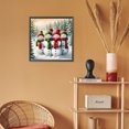 thumbnail image 2 of 5D DIY Taladro Navidad Muñeco Nieve Del Arte 30x30cm, 2 of 9
