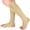 Beige, variant on 2 Pairs Open Toe Zipper Copper Compression Socks for Women & Men 15-20 mmHg - Better Blood Flow, Swelling , Best Support for Medical, Running, Nursing