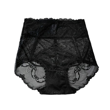 

Women Panties Lace High Waist Abdomen Light Body Sculpting Mesh Briefs Panties 2023
