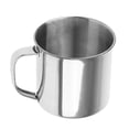 thumbnail image 2 of Picnic de consumición al aire libre del viaje que acampa de la taza de la taza del té del café del acero inoxidable 7cm sin tapa Baoblaze Taza de acero inoxidable, 2 of 8