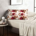 thumbnail image 6 of Daiia Lilies Flowers Bedding Waterproof Pillow Protector Zippered Queen – Bed Bug Proof Pillow Encasement-16"x24", 6 of 6