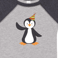 thumbnail image 4 of Inktastic Cute Penguin, Penguin With Party Hat Boys or Girls Baby Bodysuit, 4 of 5