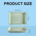 thumbnail image 2 of Rectangular plastic Dessert/Salad Dishes, Ultralight Durable Plates for Fruit, Snacks, 2 of 5