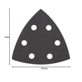 thumbnail image 2 of Milwaukee Open-Lok 240 in. X 3-1/2 in. L Silicon Carbide Triangular Sanding Paper 6 pk, 2 of 2