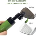 thumbnail image 3 of Golf Club Cleaner Brush, Green Golf Club Brush Groove Cleaner Golf Club Cleaner, Professional Golf Ball Cleaner With Built In Water Spray Golf Accessories, 3 of 8