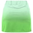 thumbnail image 5 of Women’S Shorts Summer Breathable High Waist Skort with Pockets Gradient Color Casual Sporty Active Wear Sweat Shorts Women Light Green XXXXL, 5 of 5