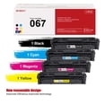thumbnail image 3 of 067 High Yield Toner Cartridge (Black Cyan Magenta Yellow, 4 Pack), Replacement for Canon 067 067H Cartridge MF656Cdw MF654Cdw MF653Cdw LBP632Cdw Printer, 3 of 6