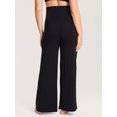 thumbnail image 2 of Delimira Modal Cotton Maternity Lounge Pants 28.5" Maternity Summer Wide Leg Pants, 2 of 4