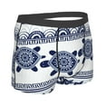 thumbnail image 3 of Disketp Sea Underwater Turtles Men'S Boxer Briefs,Soft And Breathable Cotton Underwear With Comfortflex Waistband, 3 of 8