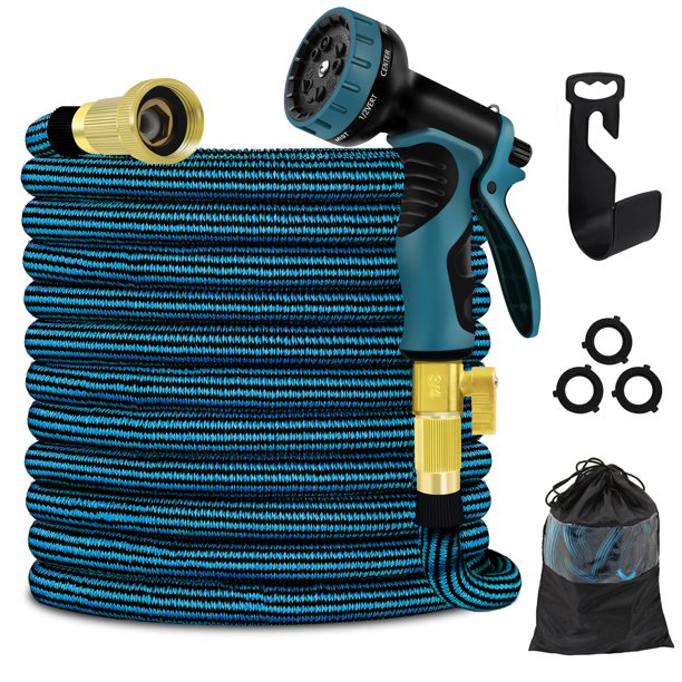 Expandable Garden Hose, 50 Feet Leakproof Lightweight Garden Water Hose