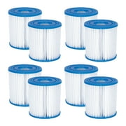 Summer Waves Replacement Type I Pool and Spa Filter Cartridge (8 Pack)