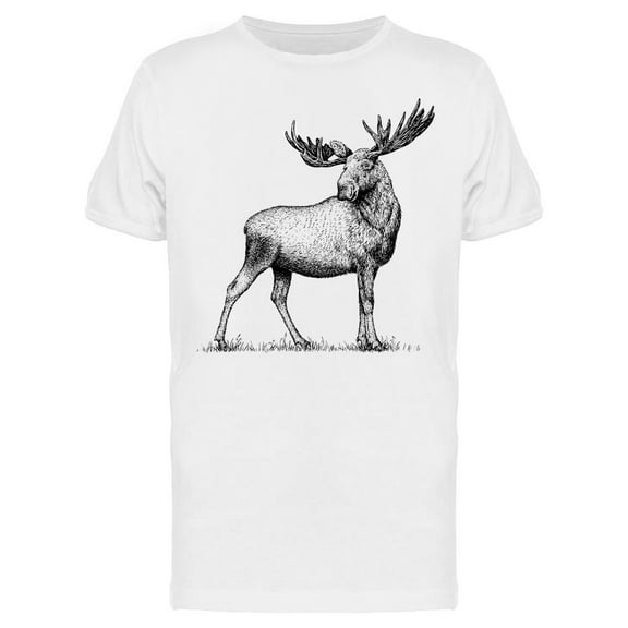Wild Elk T-Shirt Men -Image by Shutterstock, Male XX-Large