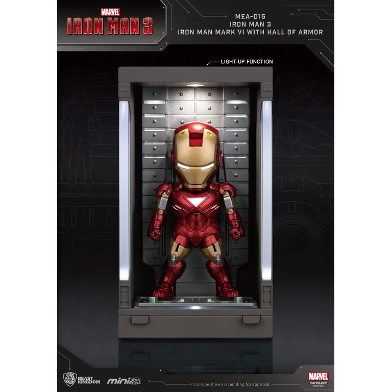 Figurine Iron Man 2 Mark VI – Beast Kingdom Egg Attack, 15cm, Jamais Exposée !