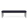 thumbnail image 4 of Lenox Steel Reception Waiting 3-Seat Bench / Charcoal Steel / Navy Blue, 4 of 5
