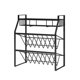 thumbnail image 1 of Estante de almacenamiento de cocina Organizador de botellas de condimentos Estante de metal Soporte para botellas de condimentos de encimera, oblicuo Speravity HA004803-01, 1 of 7