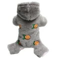 thumbnail image 2 of Pet Clothes Exquisite Pattern Super Soft Coral Fleece Winter Pet Dog Pajamas Jumpsuit Decor for Outdoor, 2 of 7