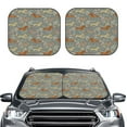 thumbnail image 2 of Haiem Dachshund Dog Bird Car Windshield Sun Shade (2 Pieces) Foldable Windshield Sun Shade Car Accessories for Truck SUV Pickup-Medium, 2 of 7