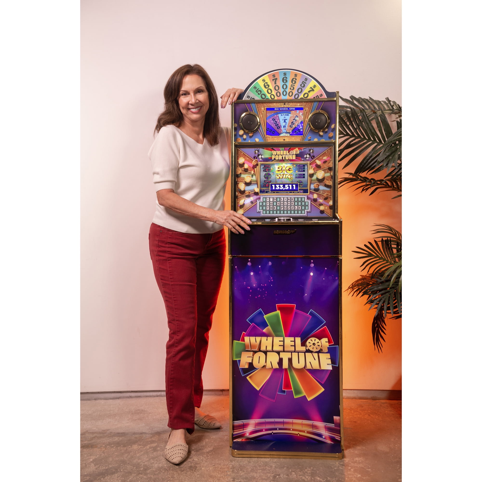 Arcade1Up Wheel of Fortune Casinocade Deluxe, built for your home