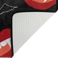 thumbnail image 4 of Coolnut Lightweight Non Slip Carpet Mats 60 x 39 inch (5'x 3'3"), Area Soft Rugs Floor Mat Rug Decoration for Kids Room Living Room Halloween Smiling Vampire Lips, 4 of 6