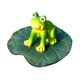 thumbnail image 2 of Figura de rana flotante de agua de estanque, regalo artesanal, divertida, decorativa, creativa, de resina. Estilo a, 2 of 9