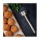 thumbnail image 3 of Cuchara para falafel - Cuchara profesional de acero inoxidable para falafel, apta para alimentos y antiadherente. B s202412247065, 3 of 5
