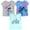 Gray / blue, variant on Disney Lilo & Stitch Little Girls 3 Pack T-Shirts Little Kid to Big