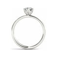 thumbnail image 3 of 1/2 Carat T.W. Diamond Classic 14kt White Gold Engagement Ring, 3 of 4