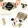 thumbnail image 2 of FORMRS Womens Shoulder Bag with Chain Strap Clutch Purse Cute Tote Handbag, Beige Geometric, 2 of 7