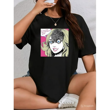 Junji Ito Dying Thoughts Horror Manga Tee Uzumaki Tomie Gyo Art Tote Bag T-Shirt V50520  for men & women  up to size 5XL