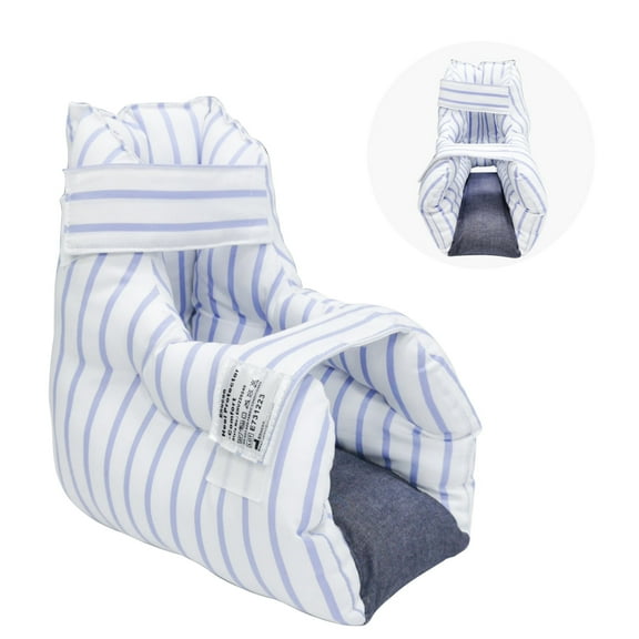 Ehucon Heel Protectors for Pressure Sores with Cushioned High Resilience Foam, 1 Count, White