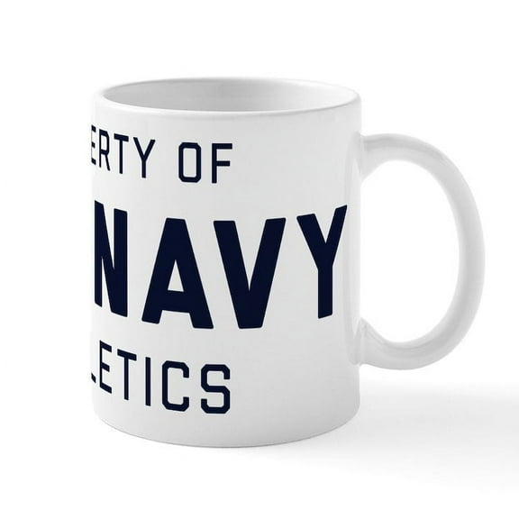 CafePress - Property Of U.S. Navy Athletics - 11 oz Ceramic Mug - Novelty Coffee Tea Cup