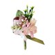 thumbnail image 2 of Ramillete para mujer y hombre mayimx ramo de boda flores artificiales Rosado Ramilletes de muñeca, 2 of 7