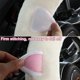thumbnail image 3 of Funda para volante de coche (gato rosa), universal antideslizante para volante de coche de 13,5 a 16,5 pulgadas, estilo lindo, piel de oveja de lana real esponjosa para mujeres, hombres y niñas FOUNDA JM, 3 of 4