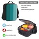 thumbnail image 5 of Easygdp Teal Color Mochila para Niños y Niñas con Set de Caja de Almuerzo y Estuche para Lápices 3 en 1, Mochila Escolar Estampada para Adolescentes, 5 of 7