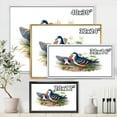 thumbnail image 4 of Designart 'Ancient Birds In The Wild IV' Traditional Framed Canvas Wall Art Print, 4 of 5