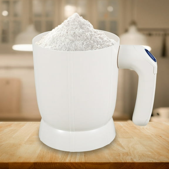 Ihvewuo ABS Electric Baking Sifter, Stainless Steel Mesh Screen